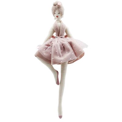 China Custom Pink Europe SIHE Doll Plush Soft Stuffed Ballet Doll Solar Dancing Dance Doll for sale