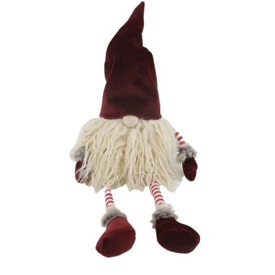 China Christmas Decorations For Home Gnome 2021 Wholesale Home Party Use Cloth Plush Christmas Decorations for sale