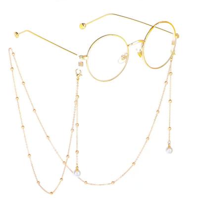 China Copper Copper Initial Gold Plated Glasses Chains New Design Glass Women Chain STARLAND Jewelry for sale