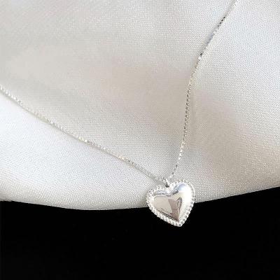 China STARLAND NEW FASHIONABLE jewelry HOT popular sterling silver chain s925 design heart shaped necklace for women for sale