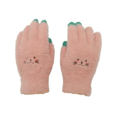 China Fashional Five-finger Gloves with Soft and Comfortable Fabric, Three-finger Touch Screen Gloves for sale