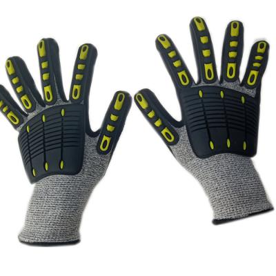 China SHOCKPROOF ANTI-CUT GLOVES TPR GLOVES for sale