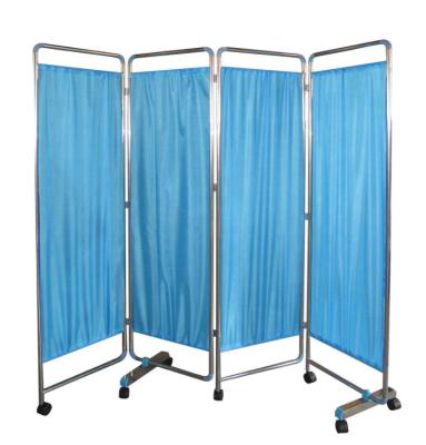 China Cheap Commercial Stainless Medical Furniture Hospital Bed Portable Screen Curtain Divides On Sale for sale