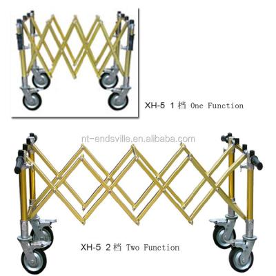 China Commercial Furniture Customizable Retractable Trolley Used For Mortuary Funeral Casket Trolley for sale