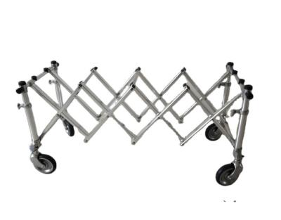 China Furniture Stainless Steel Trolley Church Commercial Trolley For Coffin Church for sale