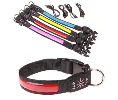 China Sustainable Manufacturer China Top-Quality Dog Collar, Dog Led Collar, USB Rechargeable Led Dog Collar for sale