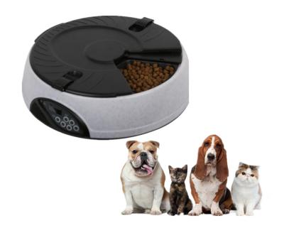 China Automatic Digital 6 Meal Pet Feeder and Dog Food Feeder for sale