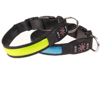 China Sustainable Good Quality Led Dog Collar , Pet Collar , Light Up Dog Collar for sale