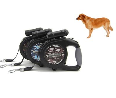 China Viable 5M LED Retractable Dog Leash With Light And Traction 120kgs for sale