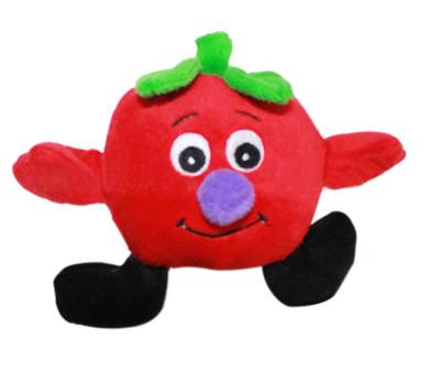 China Viable Tomato Plush Dog Toy Items For Bulk Sale Pet Toy for sale