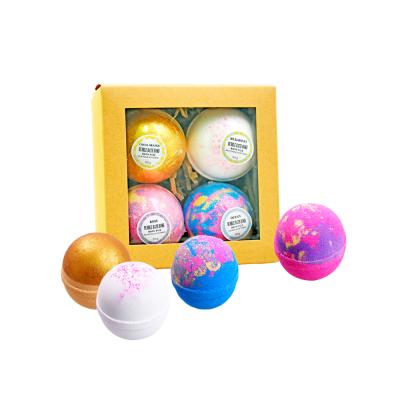 China Relaxation. Moisturize Bubble Bath Handmade Spa Body Care Body Care Colorful Fizzy Fizzy Ball For Gift Set for sale