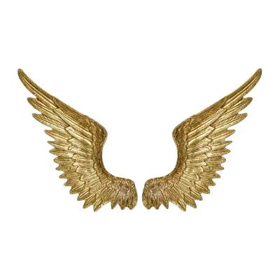 China Modern Luxury Brass Angel Feather Furniture Handle for sale