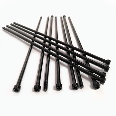 China M1 M3 M4 M6 10mm 60mm 300mm 500mm Half Long Head Pan Head Thread Cap Screws Carbon Steel Rebate Hex Socket Cap Screws for sale