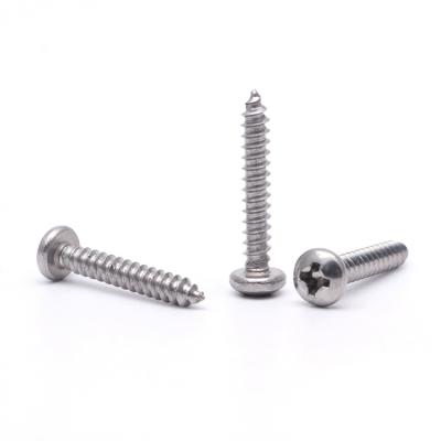 China Pan Metal Screw Manufacturer Customized M1.4 m2 M3 M4 M5 M6 Phillips Self Tapping Thread Screw for Plastic for sale