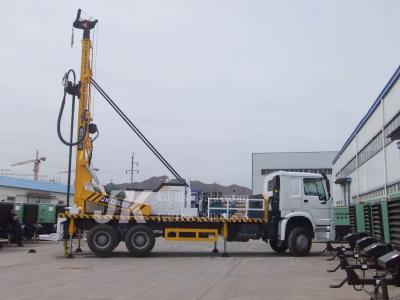 China 350m Boor het Bronwater Boormateriaal van het Diepteboorgat, Vrachtwagen Opgezette goed Gravende Machine Te koop