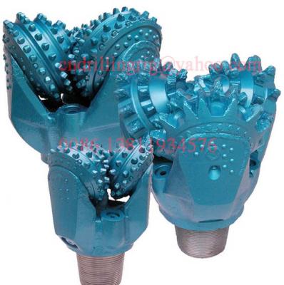 China Rotary Rock Drilling Tricone Drill Bit with Open Bearing Steel Tooth Forging Type for sale