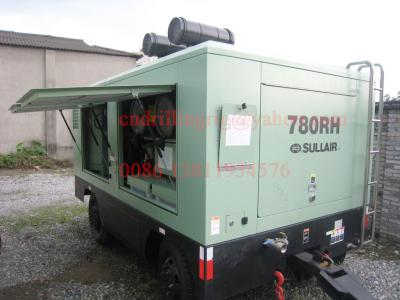 China Diesel Portable Screw Air Compressor , Deep Hole Water Well Drilling Sullair Screw Compressor for sale