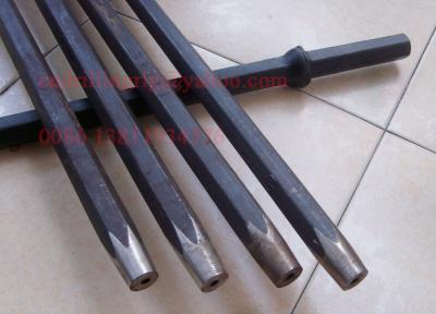 China Forging Type Blast Hole Drilling Tapered Rock Drill Rods Hex22mm / Hex25mm for sale