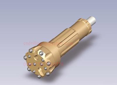 China 6 inch DTH Drill Bit , 165mm High Air Pressure Rock Drilling DTH Hammer Bit for sale