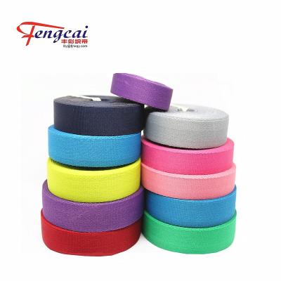 China Stain Color Polyester Durable Attractive 20mm Webbing for sale