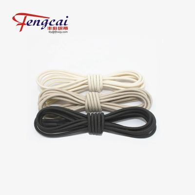 China High quality 3mm elastic lace no tie elastic laces/elastic shoestring/elastic magnetic laces for sale