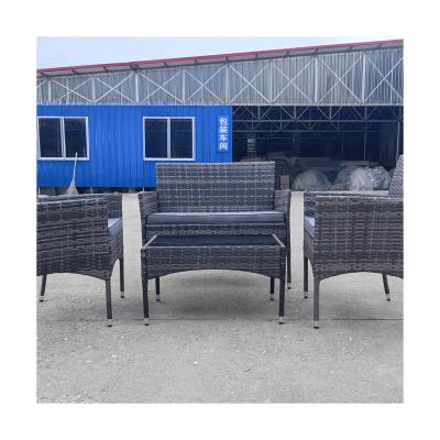 China Modern Modern Luxury Patio Rattan Wicker Bistro Restaurant Table Dining Chairs Set Aluminum Casting Outdoor garden Furniture Sets for sale