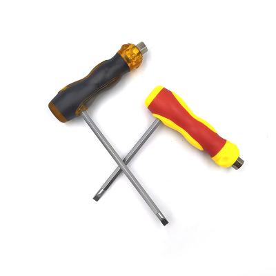 China Professional Polypropylene Phillips and Slotted 90 Degree Handle Screwdriver 2 in 1 for sale