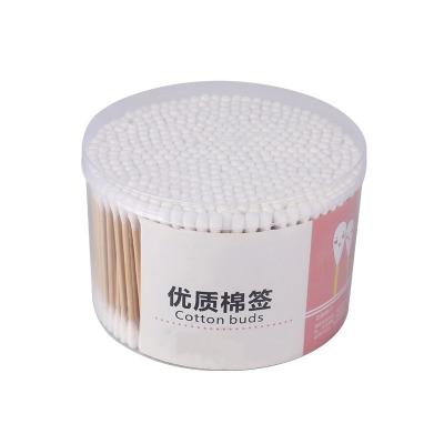 China Natural Degradable Multifunctional Disposable Cotton Swabs Organic Bamboo Cotton Swabs For Ear Cleaning for sale