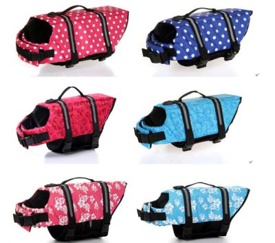 China Sustainable Life Jackets Pet Swimwear Safety Life Jackets Various Styles Multi-size Color Seaside Waterside Leashes Pet Clothing for sale