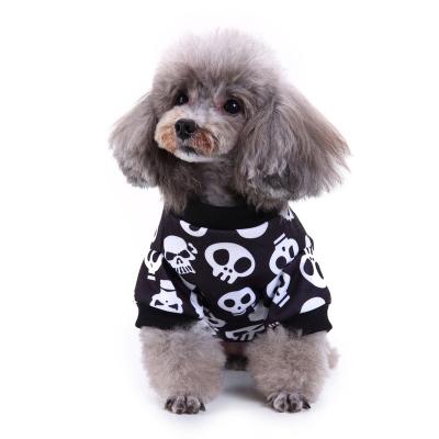 China New Viable Dog Clothes Clothes Christmas Costume Holiday Apparel Halloween Horror Skeleton Dog Clothes Halloween Pet Apparel for sale