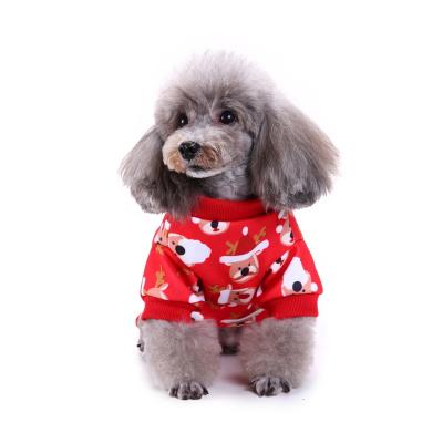 China Cute Christmas Dog Clothes Pet Clothes Halloween Elks New Dog Clothes Pet Clothes Dress Xmas Clothes Costume Viable Cute Holiday Clothes for sale