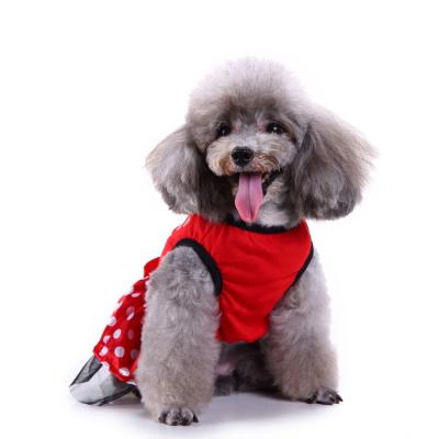 China New Viable Dog Clothes Cute Halloween Christmas Elks Dress Skirt Pet Dress Christmas Costume Holiday Clothes Pet Dress Clothes for sale