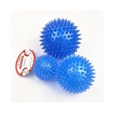 China Large Dog Small Dog Spine Ball Viable Massaging Toy Ball Bouncy TPR Ball CE ROHS Pet Supplies Safe Non-Toxic Pet Toys CE ROHS for sale