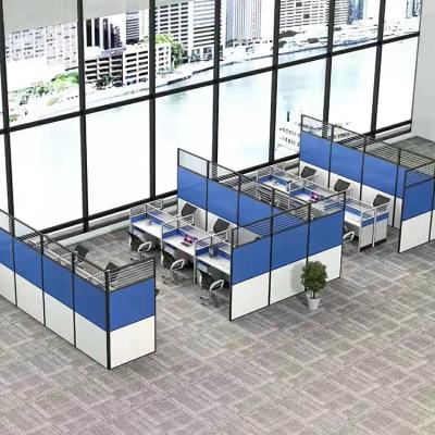 China Commercial Office Partition Melamine Partition Walls Show Good Quality Furniture Fixed Partition Wall for sale