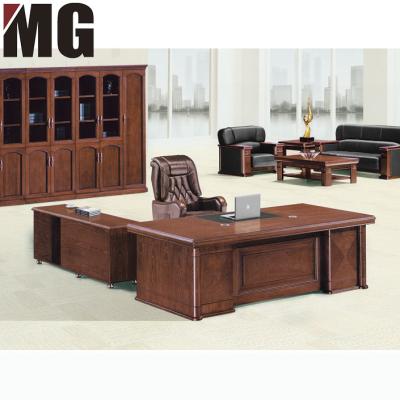 China Simple Modern Executive Office Manager Convertible L Shape Executive Table Desk Table Design Furniture for sale