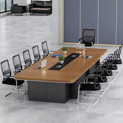 China Large Convertible Wooden Conference Table Conference Table Painting Rectangular Office Training Table Furniture for sale