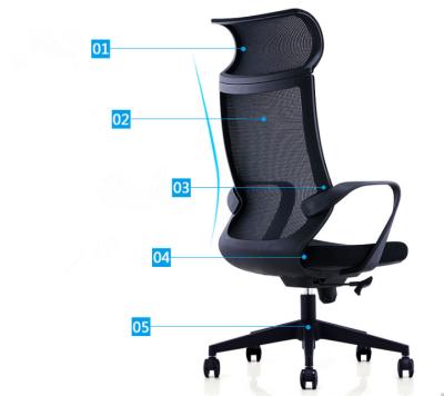 China Black Comfortable Computer Adjustable Gaming Chair (Height) Gaming Chair Executive Office Chair Boss Mesh Office Full Mesh Chair for sale