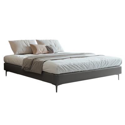 China Low Style Foldable Platform Bed Frame Metal Bed Frame Bedroom Furniture Set for sale