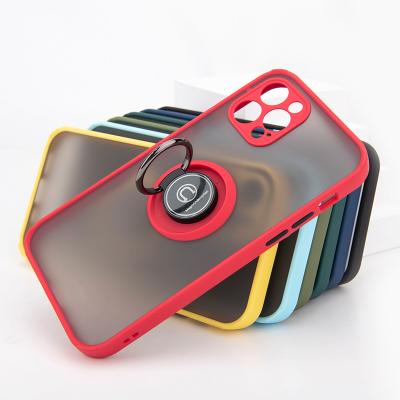 China Good Ring Bracket Magnetic Mobile Stand Shockproof Protective Phone Cover Case For iPhone 12 13 pro max for sale