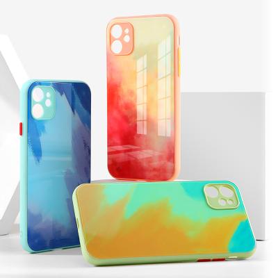 China Custom Printed Mobile Case Shockproof/Super Slim/Waterproof/Fingerprint Proof Cell Phone Tempered Glass Sublimation Cover For iphone 11 12 pro xs x for sale