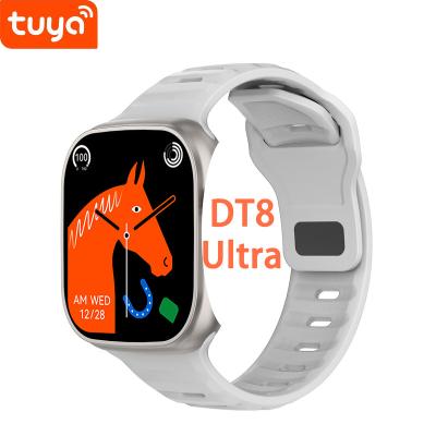 China GPS Navigation Supported 25 Languages ​​With Heart Rate Sensor Watch TLSR8232 Smart Chip IP68 DT8 Ultra Tuya Waterproof Smartwatch for sale