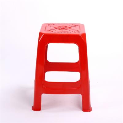 China Modern Furniture Small Children's Stool Square Plastic Stackable Kids Plastic Chair for sale