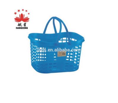 China Storage Wholesale Supermarket Grocery Plastic Shopping Basket 36.5*24*21cm for sale