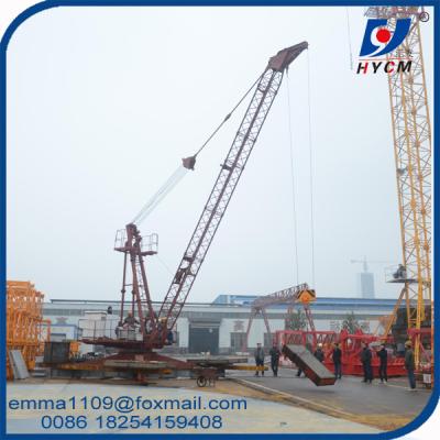 China QD Series 15 Meters Jib Derrick Crane 1.5t Tip Load 3t Max.Load Capacity for sale