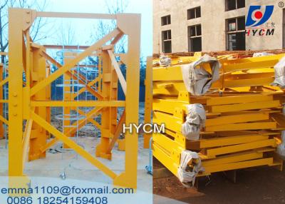 China 2*2*3m Split Mast Section For Big Model QTZ Civil Tower Cranes Same With Potain for sale