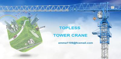 China Small Hydraulic Telescopic Tower Kren Flat Head TowerCrane QTP50(5010) for sale