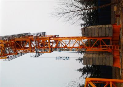 China Projekte QTD160-5030 Luffing Jib Tower Crane 12t Max Load und 3,0t Tip Load zu verkaufen