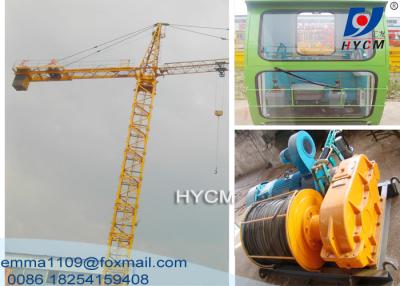 China Power Line Tower Crane Hammer Head Type QTZ25 35 Meters Arm for sale