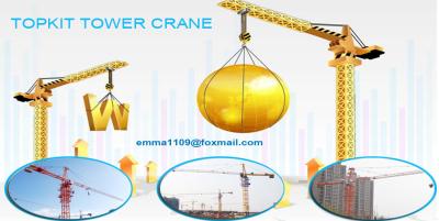 China 3 Phase Power Tower Crane Hammer-head Tower Kren qtz63(5013) Models for sale