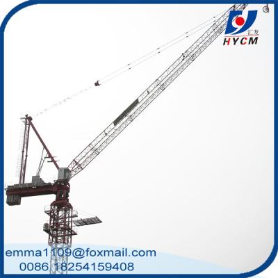 China 18TONS Luffing Tower Crane D5520 55M Work Jib Power Line Tower Craines for sale